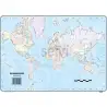 (509) SELVI MAPA MUDO PLANISFERIO POLITICO A4 -50U-