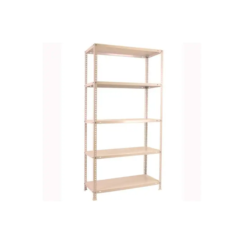 (202100015188045) SIMONRACK KIT ADVANTAGE MINI 5/400 ESTANTERÍA METÁLICA TORNILLOS 5 BALDAS/75KG 180X80X40CM BLANCO
