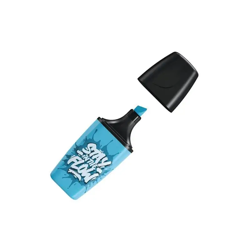 (07/31-10) STABILO MARCADOR FLUORESCENTE BOSS MINI "STAY IN THE FLOW" AZUL CAJA 10 UD