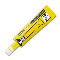 (070/24) STABILO RECARGA DE MARCADOR FLUORESCENTE BOSS AMARILLO CAJA 20 UD