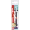 (268/040-01) STABILO RECAMBIO TINTA DE GEL RETRÁCTIL PALETTE FINE ROJO -10U-