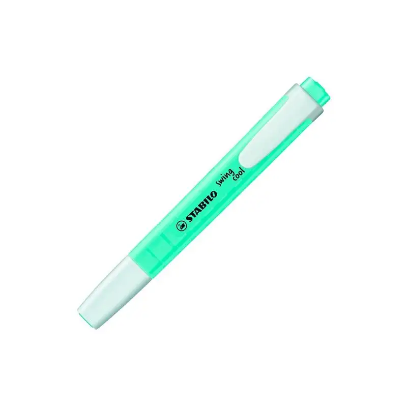 (275/113-8) STABILO MARCADOR FLUORESCENTE SWING COOL PASTEL TURQUESA CAJA 10 UD