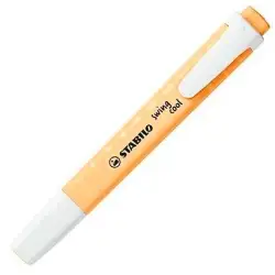 (275/125-8) STABILO MARCADOR FLUORESCENTE SWING COOL PASTEL NARANJA PÁLIDO CAJA 10 UD
