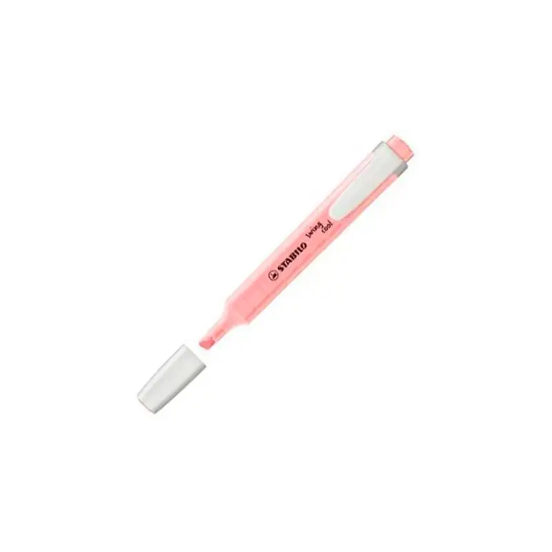 (275/150-8) STABILO MARCADOR FLUORESCENTE SWING COOL PASTEL ROSA CEREZO EN FLOR CAJA 10 UD
