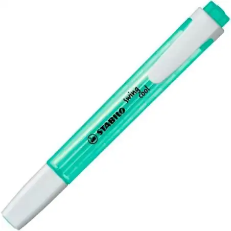 (275/51) STABILO MARCADOR FLUORESCENTE SWING COOL TURQUESA CAJA 10 UD