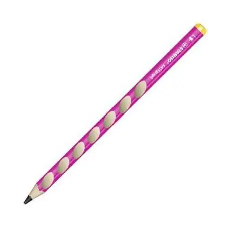 (321/01-HB-6) STABILO LÁPIZ GRAFITO EASYGRAPH PARA ZURDOS HB ROSA CAJA 6 UD