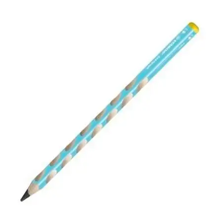 (321/02-HB-6) STABILO LÁPIZ GRAFITO EASYGRAPH PARA ZURDOS HB AZUL CAJA 6 UD