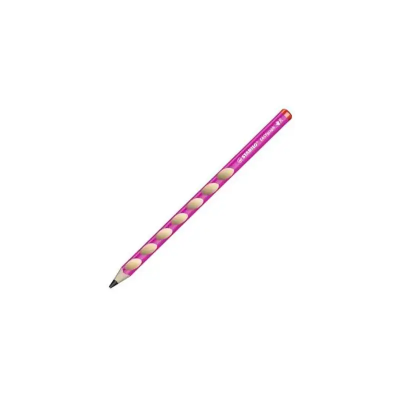 (322/01-HB) STABILO LÁPIZ GRAFITO EASYGRAPH PARA DIESTROS HB ROSA CAJA 12 UD