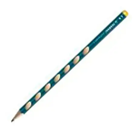 (325/HB-6) STABILO LÁPIZ GRAFITO EASYGRAPH S FINO PARA ZURDOS HB PETRÓLEO CAJA 6 UD