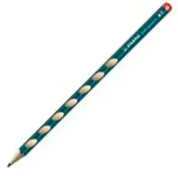 (326/HB) STABILO LÁPIZ GRAFITO EASYGRAPH S FINO PARA DIESTROS HB PETRÓLEO CAJA 12 UD