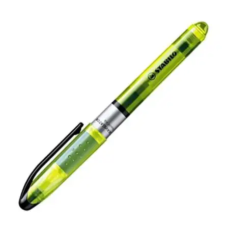 (545/24) STABILO MARCADOR FLUORESCENTE NAVIGATOR AMARILLO CAJA 10 UD