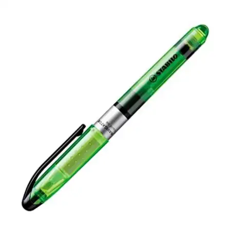 (545/33) STABILO MARCADOR FLUORESCENTE NAVIGATOR VERDE CAJA 10 UD