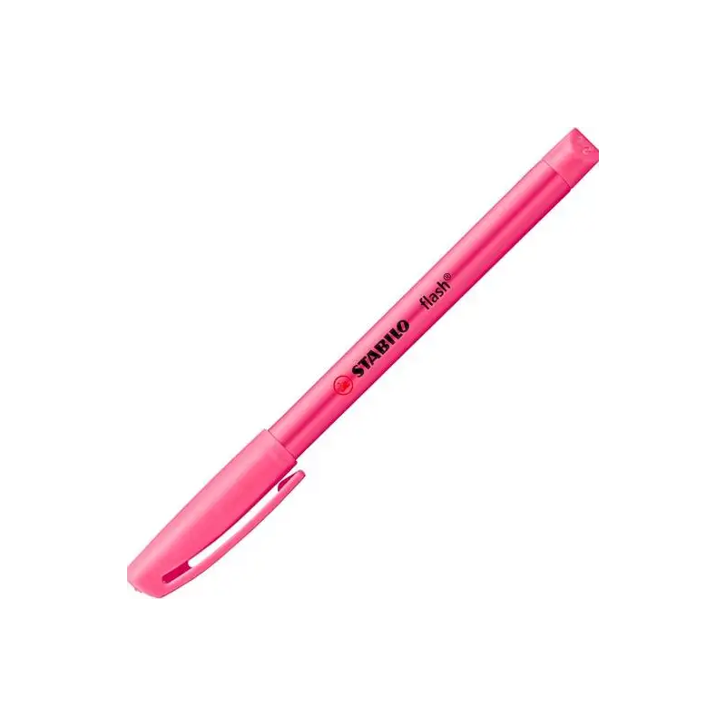 (555/56) STABILO MARCADOR FLUORESCENTE FLASH ROSA CAJA 10 UD