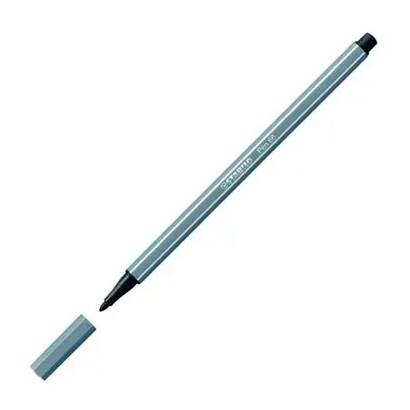 (68/11) STABILO ROTULADOR PEN 68 AZUL CLARO CAJA 10 UD
