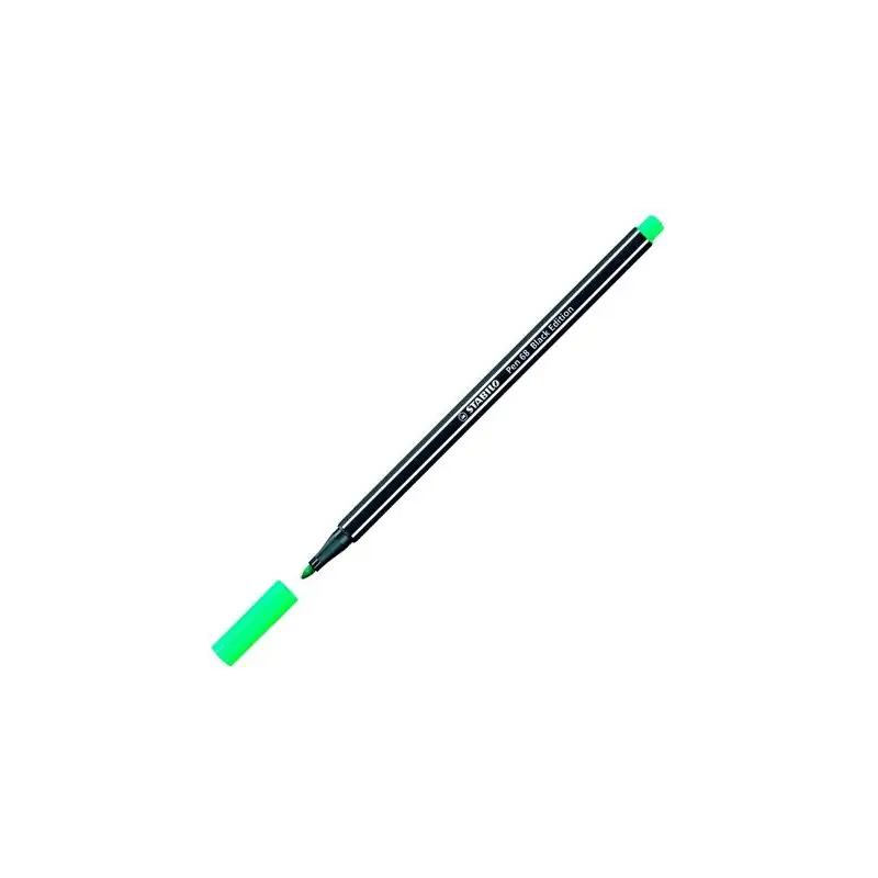 (68/13) STABILO ROTULADOR PEN 68 VERDE HIELO CAJA 10 UD