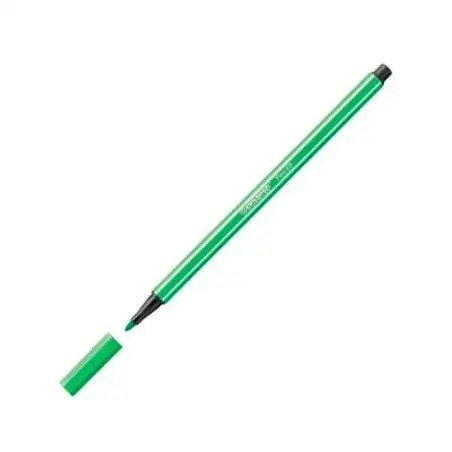(68/16) STABILO ROTULADOR PEN 68 ESMERALDA CLARO CAJA 10 UD