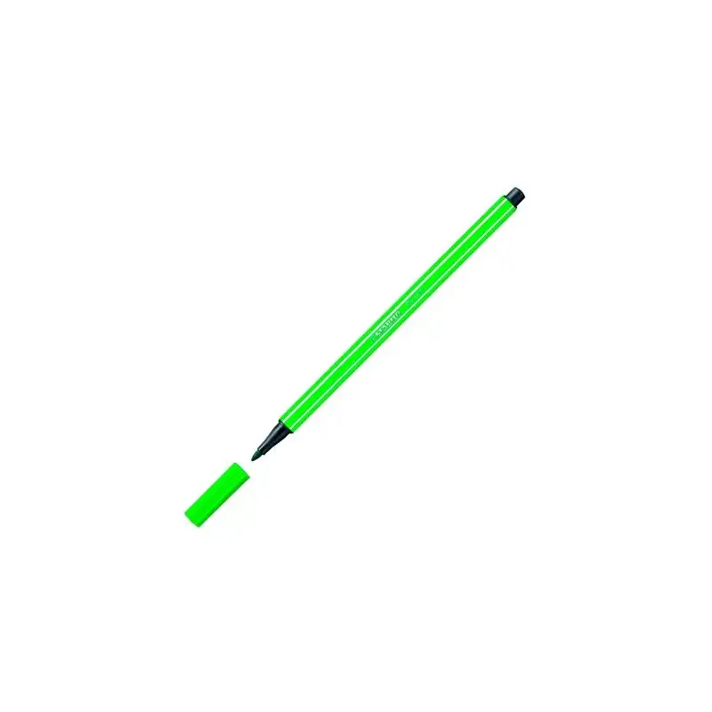 (68/36) STABILO ROTULADOR PEN 68 VERDE CAJA 10 UD