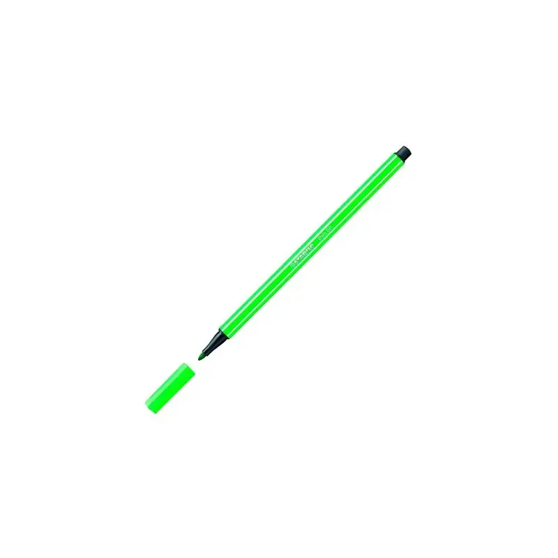 (68/43) STABILO ROTULADOR PEN 68 VERDE HOJA CAJA 10 UD