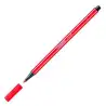 (68/48) STABILO ROTULADOR PEN 68 CARMÍN CAJA 10 UD