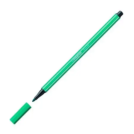(68/51) STABILO ROTULADOR PEN 68 AZUL TURQUESA CAJA 10 UD