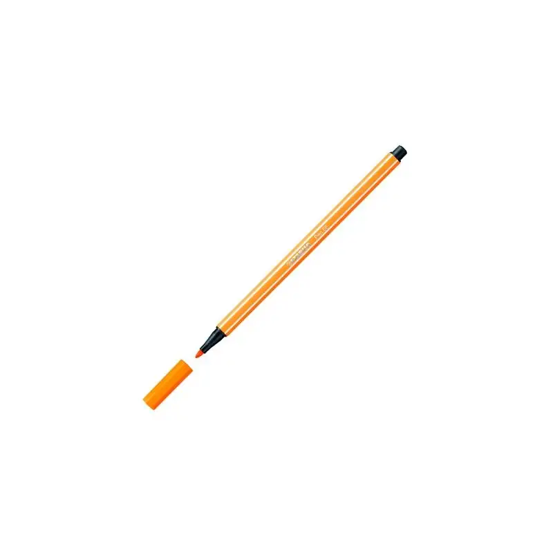 (68/54) STABILO ROTULADOR PEN 68 NARANJA CAJA 10 UD
