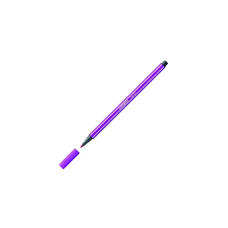 (68/58) STABILO ROTULADOR PEN 68 LILA CAJA 10 UD