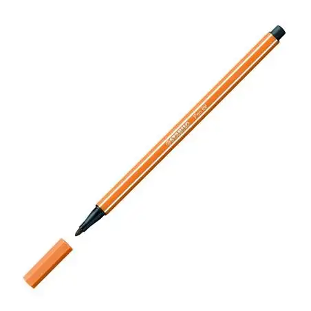 (68/89) STABILO ROTULADOR PEN 68 OCRE OSCURO CAJA 10 UD