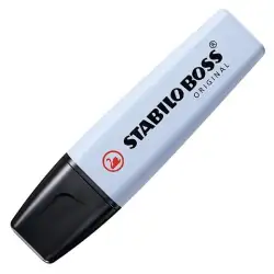 (70/111) STABILO MARCADOR FLUORESCENTE BOSS ORIGINAL AZUL NUBLADO