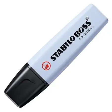 (70/111) STABILO MARCADOR FLUORESCENTE BOSS ORIGINAL AZUL NUBLADO