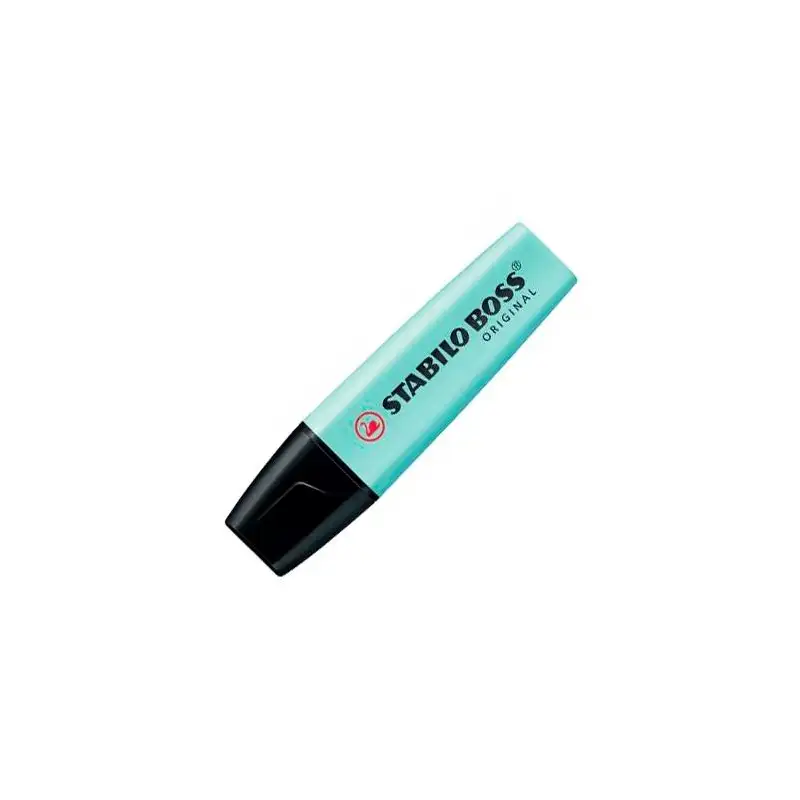 (70/113) STABILO MARCADOR FLUORESCENTE BOSS ORIGINAL TURQUESA PASTEL