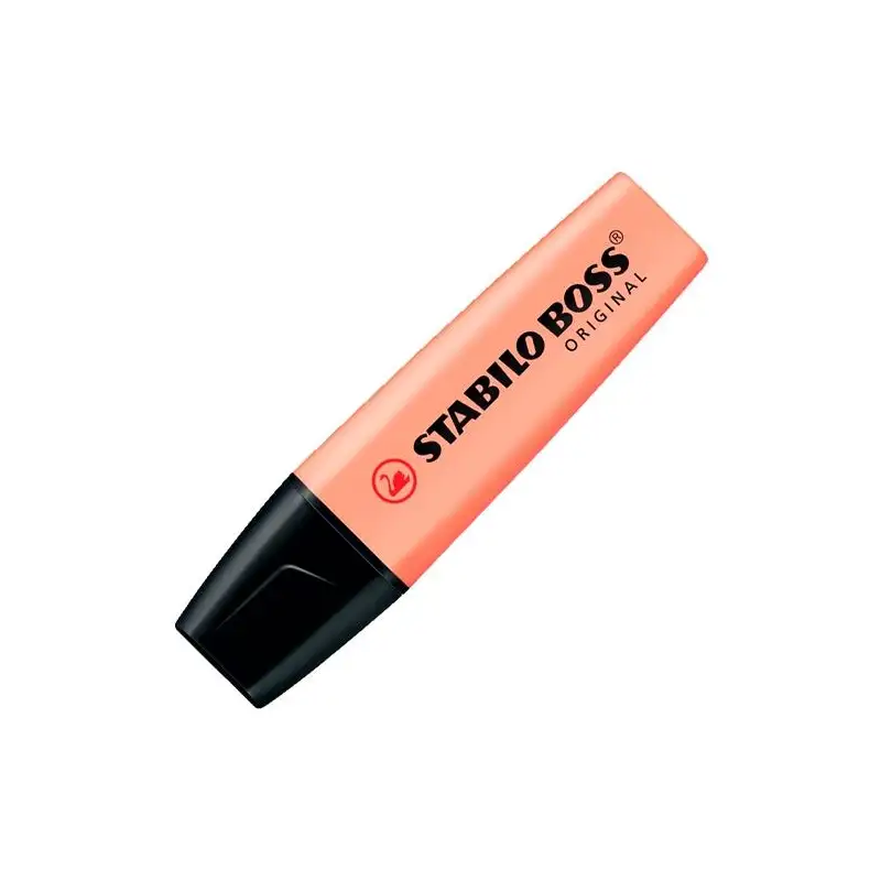 (70/126) STABILO MARCADOR FLUORESCENTE BOSS ORIGINAL MELOCOTÓN PASTEL