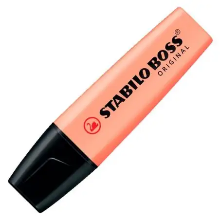 (70/126) STABILO MARCADOR FLUORESCENTE BOSS ORIGINAL MELOCOTÓN PASTEL