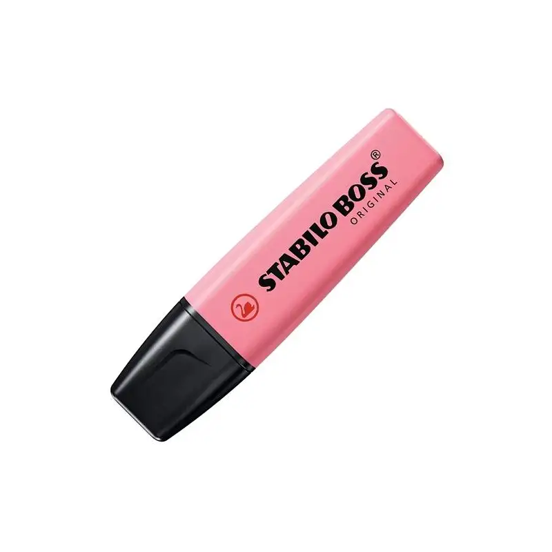 (70/150) STABILO MARCADOR FLUORESCENTE BOSS ORIGINAL ROSA CEREZO EN FLOR