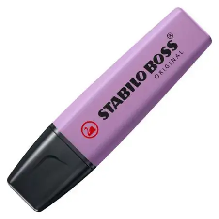 (70/162) STABILO MARCADOR BOSS ORIGINAL NATURECOLORS WILDFLOWER EDITION LILA GRISÁCEO