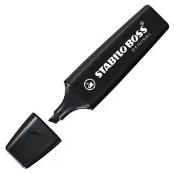 (70/46) STABILO MARCADOR BOSS ORIGINAL NATURECOLORS NEGRO