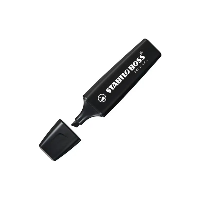 (70/46) STABILO MARCADOR BOSS ORIGINAL NATURECOLORS NEGRO