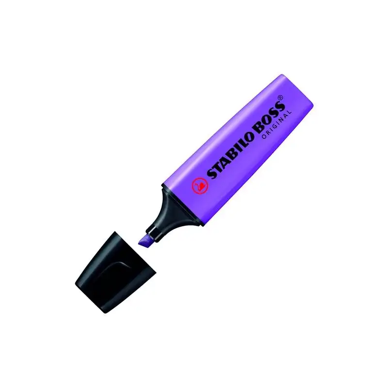 (70/55) STABILO MARCADOR FLUORESCENTE BOSS ORIGINAL VIOLETA LAVANDA