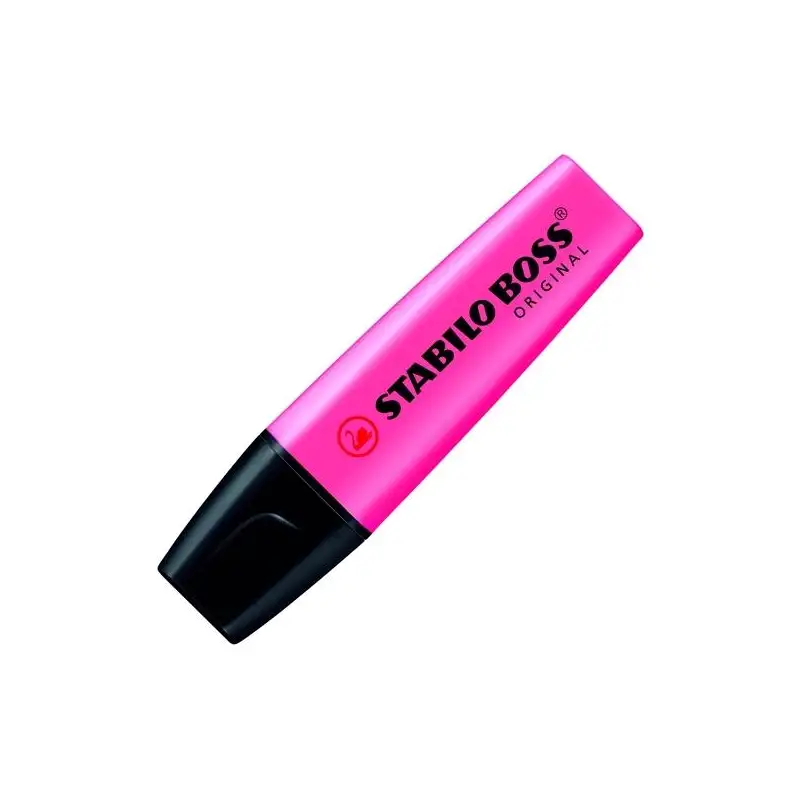 (70/56) STABILO MARCADOR FLUORESCENTE BOSS ORIGINAL ROSA