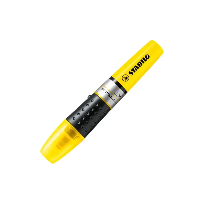 (71/24) STABILO MARCADOR FLUORESCENTE LUMINATOR AMARILLO CAJA 5 UD