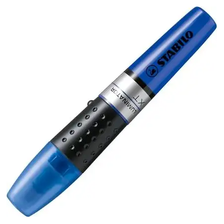 (71/41) STABILO MARCADOR FLUORESCENTE LUMINATOR AZUL CAJA 5 UD