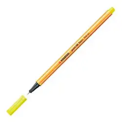 (88/024) STABILO ROTULADOR POINT 88 AMARILLO NEÓN CAJA 10 UD