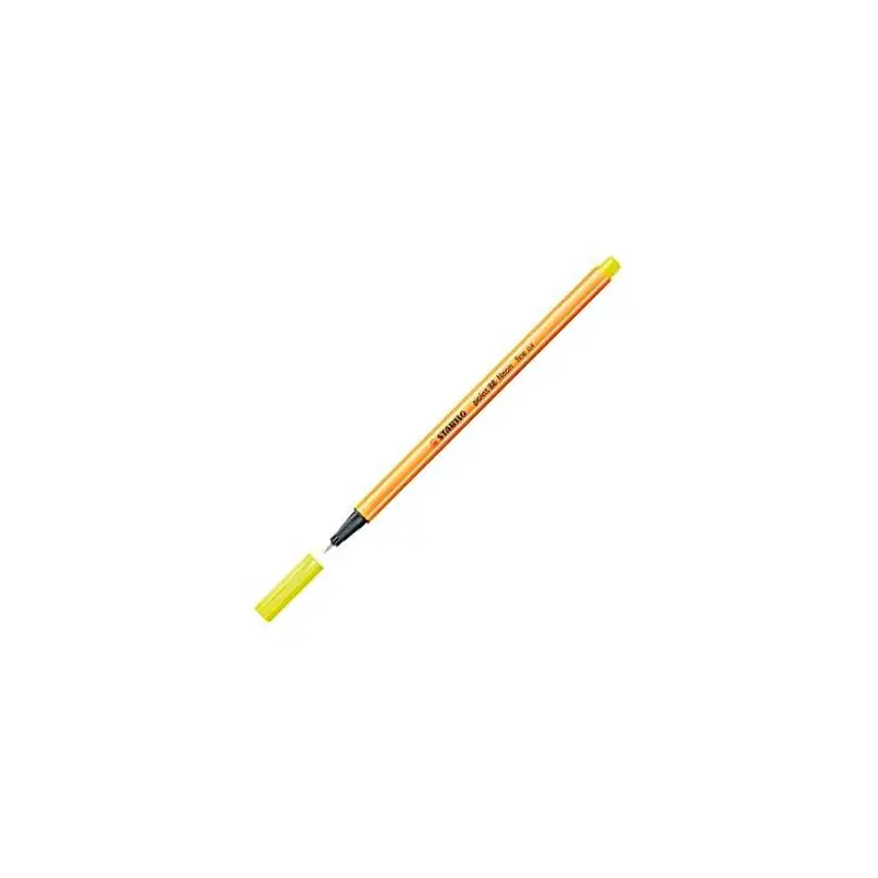 (88/024) STABILO ROTULADOR POINT 88 AMARILLO NEÓN CAJA 10 UD