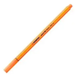 (88/054) STABILO ROTULADOR POINT 88 NARANJA NEÓN CAJA 10 UD