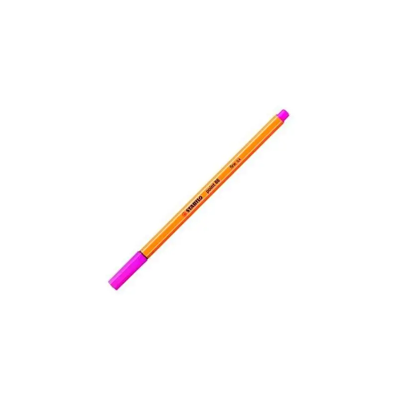 (88/056) STABILO ROTULADOR POINT 88 ROSA NEÓN CAJA 10 UD