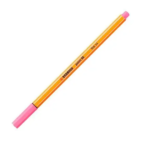 (88/29) STABILO ROTULADOR POINT 88 ROSA CLARO CAJA 10 UD