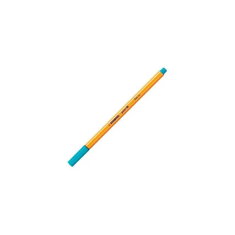 (88/31) STABILO ROTULADOR POINT 88 AZUL CLARO CAJA 10 UD