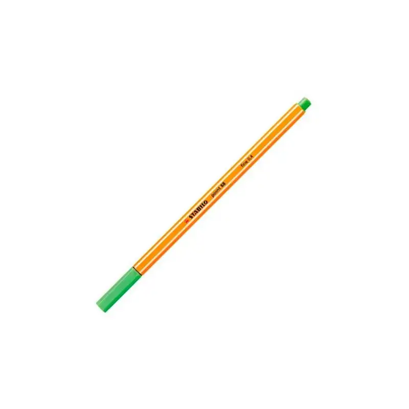 (88/33) STABILO ROTULADOR POINT 88 VERDE MANZANA CAJA 10 UD