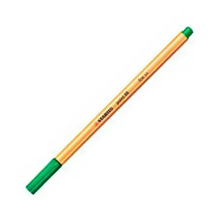 (88/36) STABILO ROTULADOR POINT 88 VERDE CAJA 10 UD
