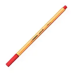 (88/40) STABILO ROTULADOR POINT 88 ROJO CAJA 10 UD