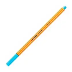 (88/57) STABILO ROTULADOR POINT 88 AZUL CELESTE CAJA 10 UD
